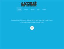 Tablet Screenshot of gazelleincorporated.com